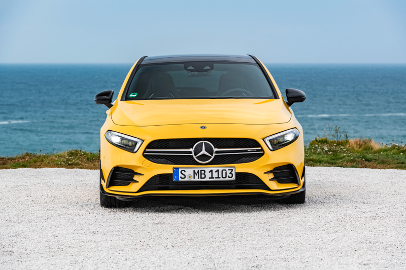 Illustration for article titled 2019 Mercedes-AMG A35: Benz's New Hot Hatch Has Toys for Your Next Track Day